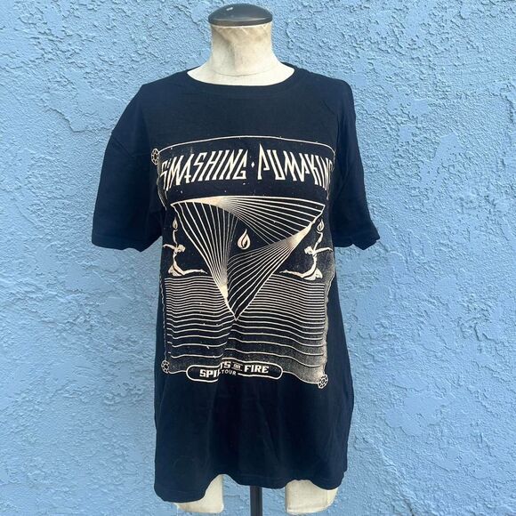 Smashing Pumpkins Tour T shirt Band Tee emo Size large - Picture 2 of 8